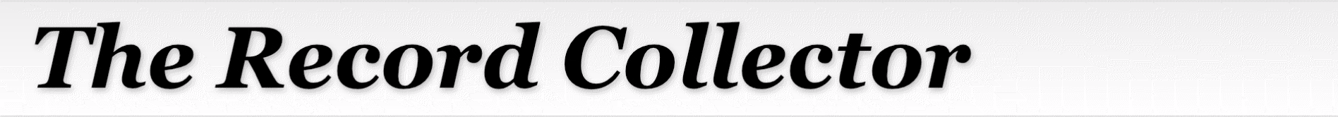 The Record Collector Top Banner
